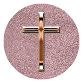 DAROUND 510 BZ SH OR Bronze Single Cross Shimmer Orchid Background